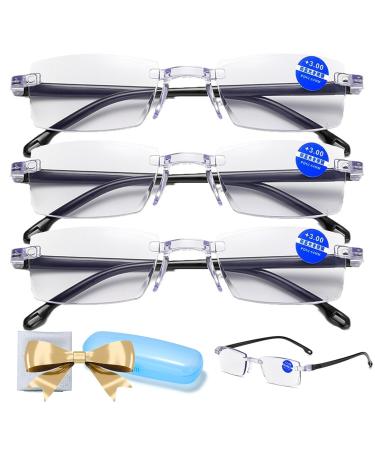 Zoom glasses car zoom glasses for presbyopia intelligent zoom glasses smart zoom glasses automatic zoom reading glasses (2.5x 3 pieces) 2.5x 3 pieces