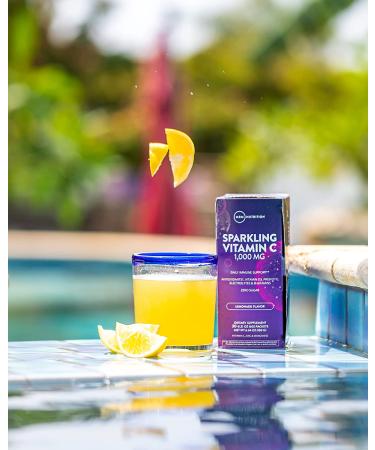MRM Sparkling Vitamin C Lemonade - 1000 mg, 30 Packets (0.21 oz Each) | Immune Support - Buy Online on GoSupps.com
