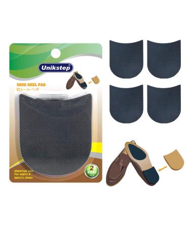 Unikstep 2 pair of shoe sales cushions shoe repair rubber heels 3.5 mm thick anti-slip cushion and protection replacement set with nails sandpaper Self-adhesive stickers