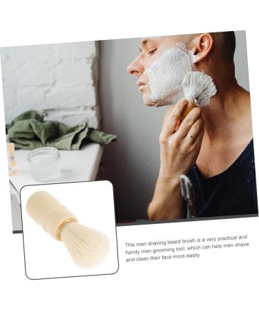 Minkissy Shaving Soap Brush - Neck & Face Hairdressing Brush for Men | Durable Plastic Gift for Grooming - Buy Online on GoSupps.com