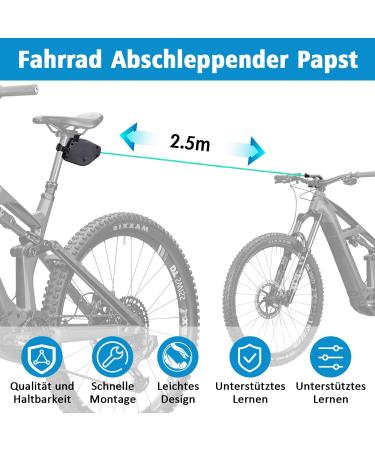 Fivava Bicycle Tow Rope for Children - Retractable Traction Rope for MTB & Bike Training - Buy Online on GoSupps.com