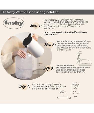 Fashy 6420 54 Hot Water Bottle 2.0L - Smooth Sapphire Design | International Shipping - Buy Online on GoSupps.com
