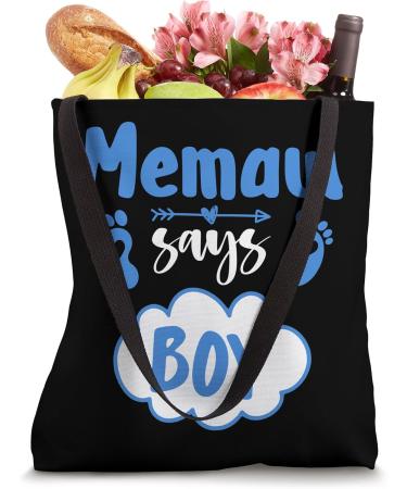 MEMAW Says Boy Cute Family Gender Reveal Tote Bag - 16 Inch Pregnancy Gift for 2024 - Buy Online on GoSupps.com