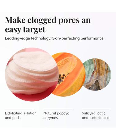 Buy Le Mieux Vita-C Clear Skin Pad | Triple-Action Glycolic Acid Exfoliant Pads with Vitamin C | 30 Pads for Radiant Skin - Buy Online on GoSupps.com