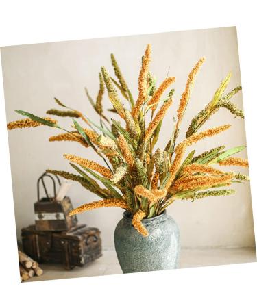 LIFKOME 2pcs Simulated Ears of Corn Artificial Grasses Bundle Home D cor Artificial Millet Ears Artificial Plants Simulation Wheat Ears Home Decor Dried Millet Desktop Pvc Straw Goldenx2pcs 12X75CMx2pcs - Buy Online on GoSupps.com