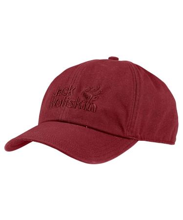 Jack Wolfskin Unisex Baseball Cap One Size red maroon