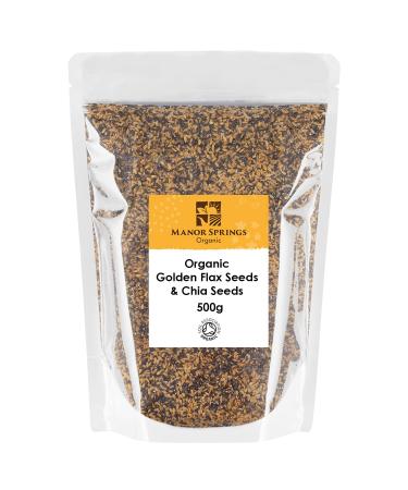 Organic Golden Flax Seed & Chia Seed Mix 500g