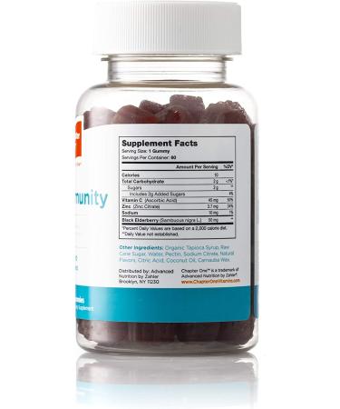 Chapter One I Is For Immunity Flavored Gummies - 60 Count - Boost Your Immune System - Buy Online on GoSupps.com
