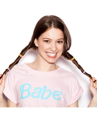 1000 Mini Rubber Bands for Kids Hair Braids - Soft Elastic in Vibrant Colors - Buy Online on GoSupps.com