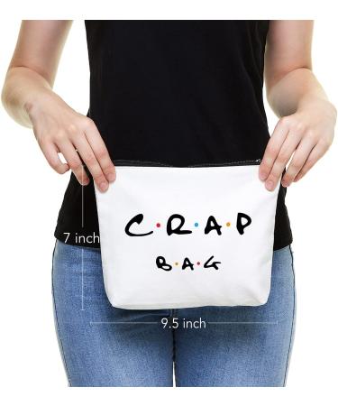 Friends Theme Natural Reusable Makeup Bag - Eco-Friendly Gift for Best Friends - Buy Online on GoSupps.com