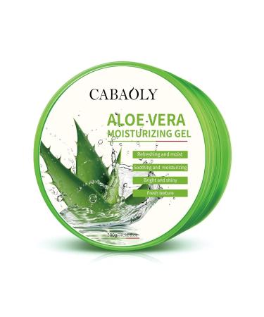 CABAOLY-Organic Natural Pure Aloe Vera Gel Face Non-Sticky Aloe Vera Gel That Naturally Moisturizes and Relieves Sunburn and Deeply Moisturizes - Buy Online on GoSupps.com