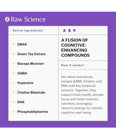 Raw Science Memory & Focus - Brain Health Supplement - 60 Capsules - Buy Online on GoSupps.com