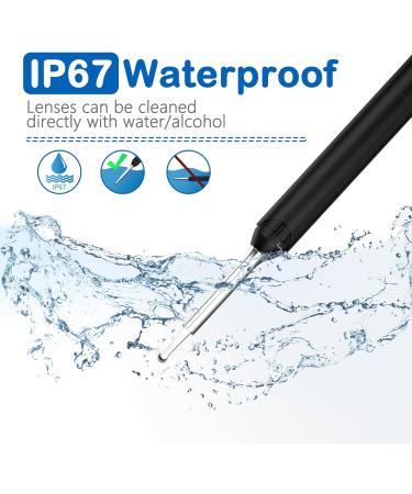 Ear Wax Removal Kit with 8 Pcs Ear Cleaner & 1080P HD Waterproof Ear Camera - Ear Cleaning Tool for iPhone, iPad, Android - Otoscope with Light - Buy Online on GoSupps.com