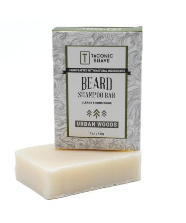 Taconic Shave Conditioning Beard Shampoo Bar - 100% Natural Itchy Beard Relief Fight Beardruff & Moisturize - Urban Woods Scent 5 Oz - Buy Online on GoSupps.com