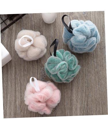 2pcs Exfoliating Shower Ball & Loofah - Fluffy Bath Sponge for Ultimate Skin Care | International Shipping Available - Buy Online on GoSupps.com