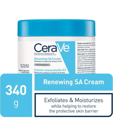 CeraVe Renewing SA Cream 340g + CeraVe Salicylic Acid Cleanser (Series SA Smoothing BHA) - Buy Online on GoSupps.com