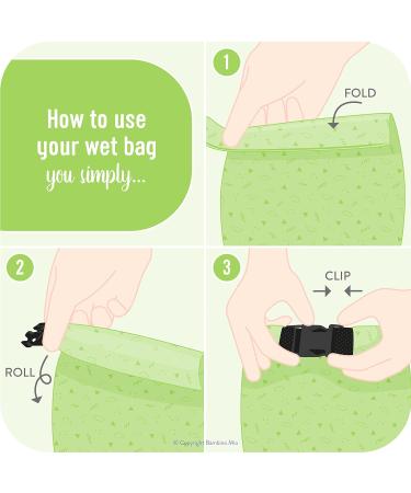Bambino Mio Out & About Wet Bag - Travel Waterproof Reusable Nappy Storage Bag - Buy Online on GoSupps.com