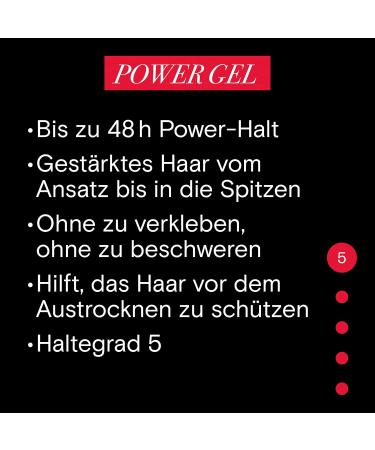 Henkel Beauty Care Taft Styling Gel Power with holding level 5 150 ml hair gel for strengthened hair and without sticking gel for up to 48 hours of hold even in damp and wind 150 ml 1er Pack - Buy Online on GoSupps.com