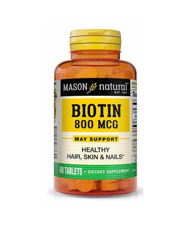 Mason Natural Biotin 800 mcg 60 Tablets
