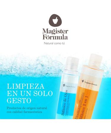  Magister Formula Biphase Eye Makeup Remover 125ml with Chamomile | Eyes Lips & Lashes | Removes Any Type of Makeup Waterproof | Face Cleansing & Anti-Irritant Effect | Magister Formula - Buy Online on GoSupps.com