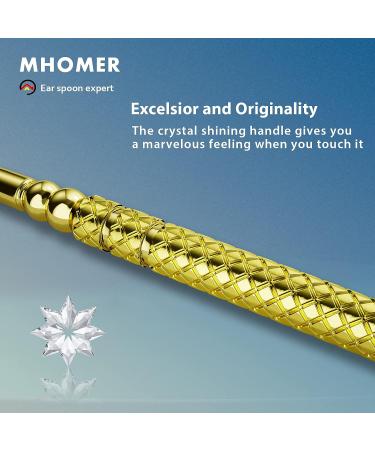 Herolland Ear Wax Removal Tool Kit - 4pcs Ear Cleaner for Earwax Removal - Sunset Golden Ear Pick & Q-Tip Included - Buy Online on GoSupps.com