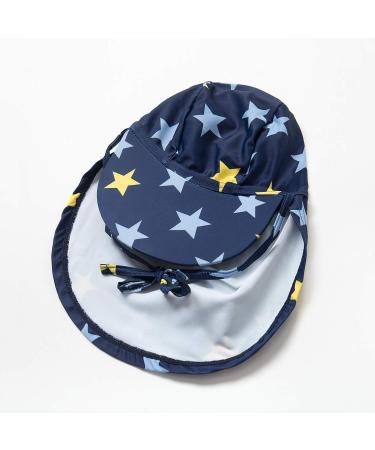 Bonverano Baby Boys Swimsuit | Short-Sleeve One Piece Swimwear | UPF 50+ Sun Protection | 9-12 Months | Yellow Star - Buy Online on GoSupps.com