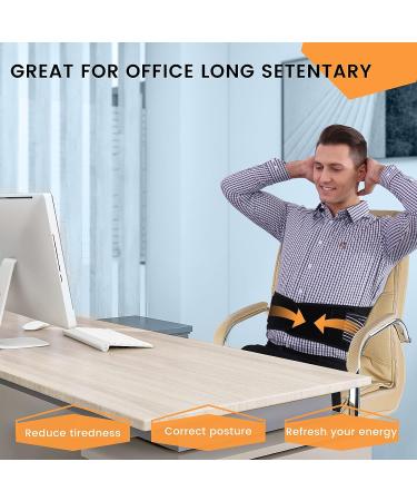 MTGBO Back Brace for Men XL - Lower Back Support Belt with Steel Stays for Pain Relief - Ideal for Sedentary Lifestyle, Sciatica, Work, Posture, Lifting - Buy Online on GoSupps.com