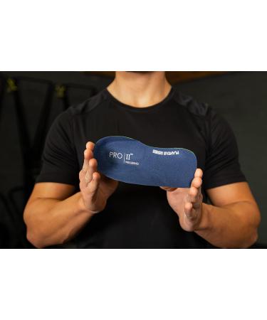 Pro11 Wellbeing Orthopedic Insoles - Heel Pad for Plantar Fasciitis & Metatarsalgia | 3/4 Length Ultra Thin for Ultimate Comfort - Buy Online on GoSupps.com