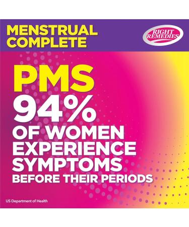 Menstrual Complete Pain Relief Gelcaps - 72 Count | PMS Cramps Bloating Fatigue & Headache Relief | Compare to Midol Complete - Buy Online on GoSupps.com