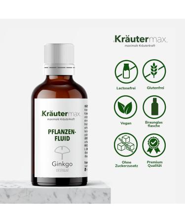  Kr utermax. Ginkgo drops biloba leaf extract high dose 1 x 50 ml - Buy Online on GoSupps.com