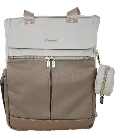 Kumini Wrap Backpack Love2024 | Stylish Diaper Bag & Mama Bag | Multifunctional Beige/Khaki Baby Backpack for Moms - Buy Online on GoSupps.com