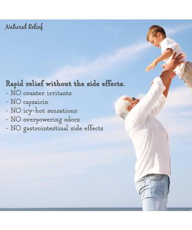 Natural Relief 1222 8oz - Effective Pain Relief for Muscles, Joints, Back, Knees, Fingers, and Feet - Buy Online on GoSupps.com
