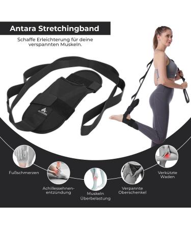 Buy Antara Resistance Bands Set | Fascia Ball & Foot Stretcher | Fabric Terrabands & Massage Ball with Gym Bag | Ideal for Strength Training Physical Therapy Yoga - Ships Internationally - Buy Online on GoSupps.com