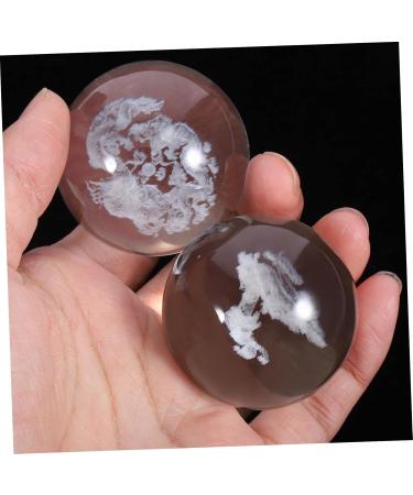 Fomiyes 2-Pack Healthy Massage Balls - Chinese Gymnastics & Meditation Crystal Massagers for Fitness & Relaxation - Buy Online on GoSupps.com