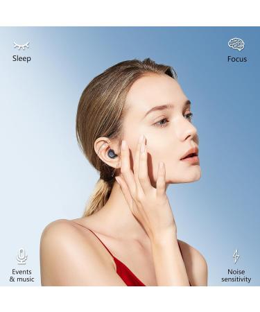 Comfortable Reusable Ear Plugs for Sleeping - 25dB Noise Reduction 4 Pairs Soft Silicone Eartips (S/M/L) with Portable Case - Buy Online on GoSupps.com