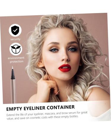 OHPHCALL 20 Pcs Eyeliner Empty Pipe Empty Nail Oil Pen White Eyeliner Red Eyeliner Lash Containers Plastic 1 count (Pack of 1) Goldenx4pcs - Buy Online on GoSupps.com