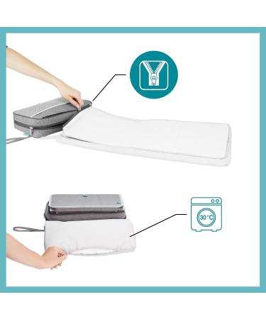 Babymoov NomadCare Changing Mat - Portable Washable Water-Repellent Microbead Filling | Ideal for On-the-Go Parents - Buy Online on GoSupps.com