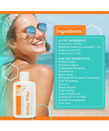 Solbar PF Sunscreen Cream SPF 50 4 oz - Pack of 2 | Broad Spectrum Sun Protection - Buy Online on GoSupps.com