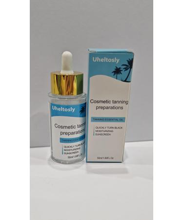 30ml self tanning liquid UV free skin moisturizing tanning essence facial and body concentrated liquid active melanin