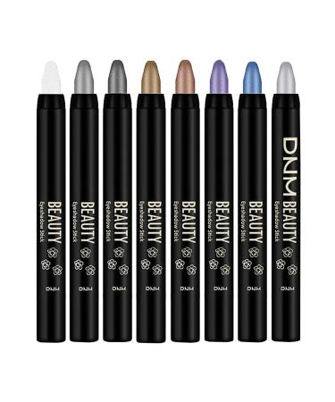 Eye Shadow Sticks - Eye Glitter Sticks Set | Smudge-Proof Eyeshadow Sticks Ultra Creamy Lightweight Blendable for Makeup 01