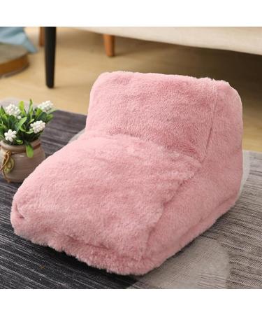 Ulafbwur USB Electric Foot Warmer - Plush Heated Foot Pillow with 3 Temperature Settings - Ideal for Home Desk Use - Soft Pink Insulation - Buy Online on GoSupps.com