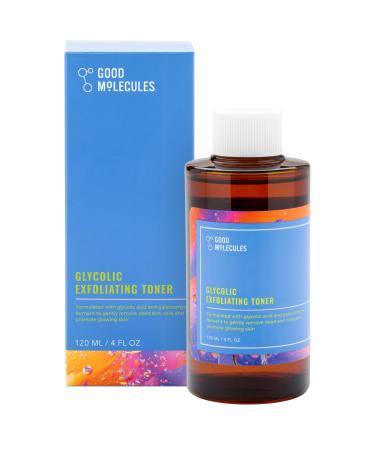 Good Molecules Glycolic Exfoliating Toner - Hyaluronic and Glycolic Acid Daily Toner for Face - Cleansing Facial Exfoliant for Glowing Even Skin Tone Skin Care