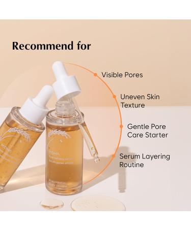 MIDHA RICE PORE REFINING SERUM 1.01fl.oz/30ml Pore care Enlarged pore solution Pore refining skincare Lightweight Smooth skin formula Hydrating Daily exfoliating essence - Buy Online on GoSupps.com