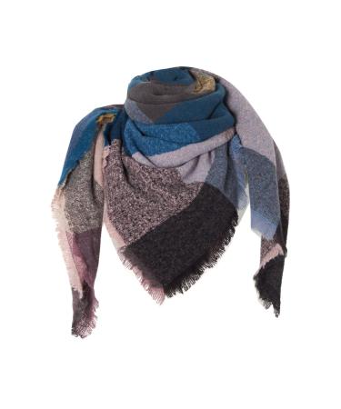 Winter scarf ladies cozy scarves women knitting scarf with wool soft wrap triangular scarf neckerchief neck warmers triangle