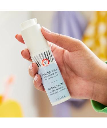 First Aid Beauty - Hydrating Serum with Hyaluronic Acid Provides 24 Hours of Hydration Lightweight Formula with Squalane & Colloidal Oatmeal Safe for Sensitive Skin 1.7 oz - Buy Online on GoSupps.com