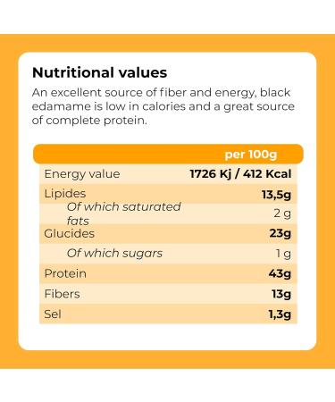 Black Soybeans 1 Kg Roasted & Lightly Salted - High Protein, Gluten-Free, GMO-Free | 2.2 Lbs - Dorimed - Buy Online on GoSupps.com