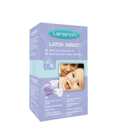 Lansinoh Latch Assist Nipple Everter with Case for Breastfeeding Mums Offers Temporary Correction of Flat Or Inverted Nipples 2 Size Cones Within The Pack and Hygienic Carry Case - Buy Online on GoSupps.com