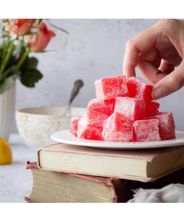 Bodrum Delight Luxury Rose 350g | Turkish Delight Sade Lokum Dessert Gourmet Box | Confectionery Authentic & Luxurious Selection of Turkish Delight Gift Box | From Turkey (Luxury Rose 350g 1 Pack) Luxury Rose 350g 1 Pack - Buy Online on GoSupps.com