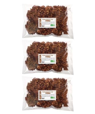 Toomaï - Pack of Crunchy Mueslis Chocolate & Coconut SUPER CHOCO LOCO | ORGANIC | Pack 3 x 1kg | French artisanal production | Without refined sugars | Whole grains - Rich in fiber