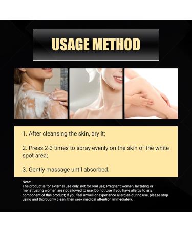 Vitiligo Removal Relief Spray - Reduces White Spots on Skin - 3pcs - Buy Online on GoSupps.com